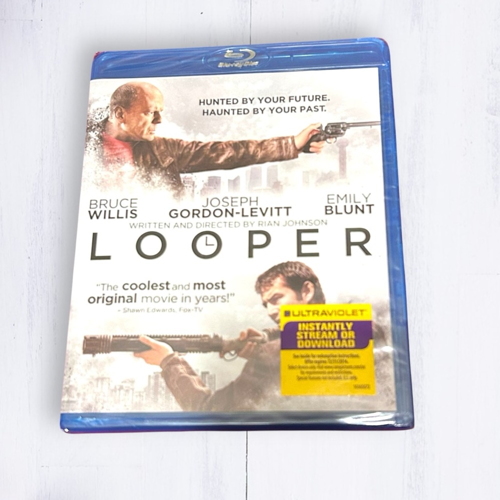 Sealed Looper Blu-ray Disc Movie Bruce Willis Joseph Gordon-Levitt Emily Blunt